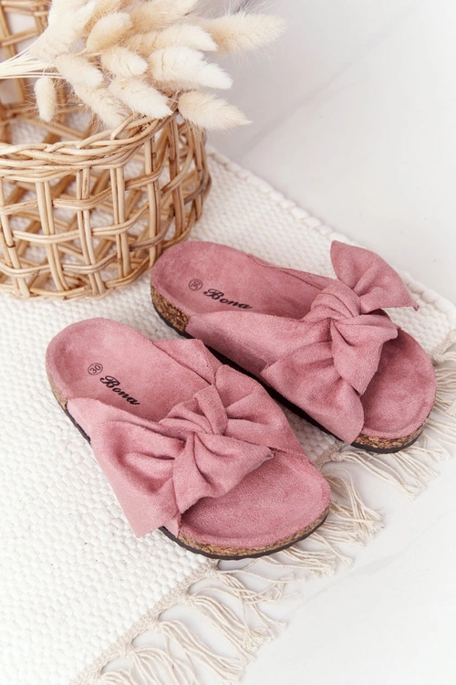 Dziecięce Klapki Na Korku Pudrowy Róż Little Wendy