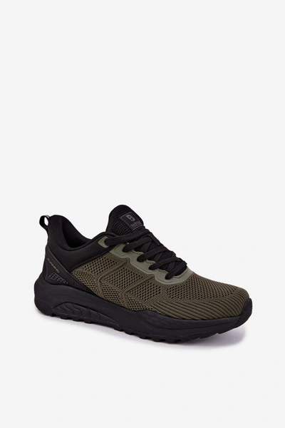 Buty Sportowe Męskie Ciemnozielone Remel