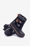 Śniegowce Dziecięce Na Rzepy Lee Cooper LCJ-24-44-2865K Czarne