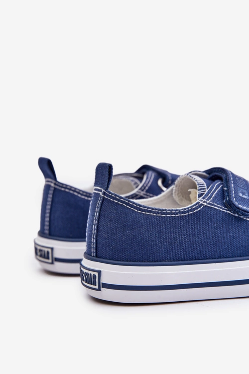 Trampki Dziecięce Na Rzepy Big Star OO374010 Granatowe
