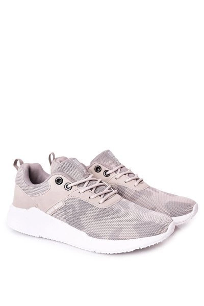 Męskie Sportowe Buty Memory Foam Big Star HH174139 Szare