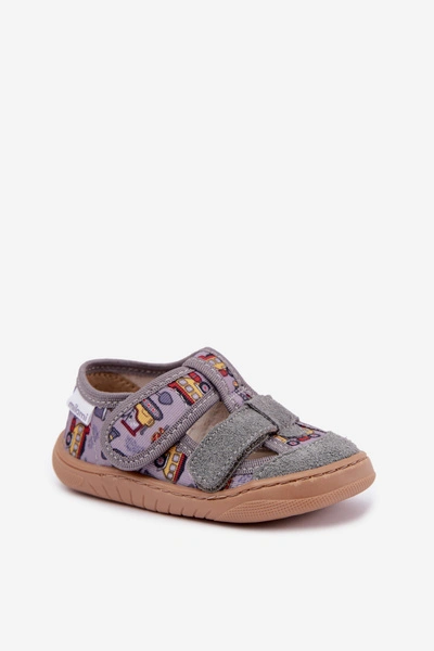 Kapcie Barefoot Dziecięce Milami Szare Lumi