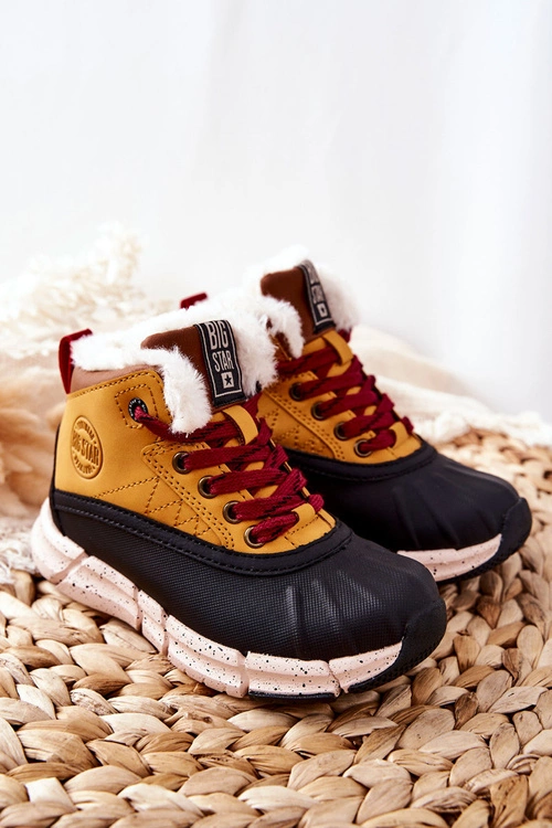 Dziecięce Ocieplane Botki Big Star II374072 Camel