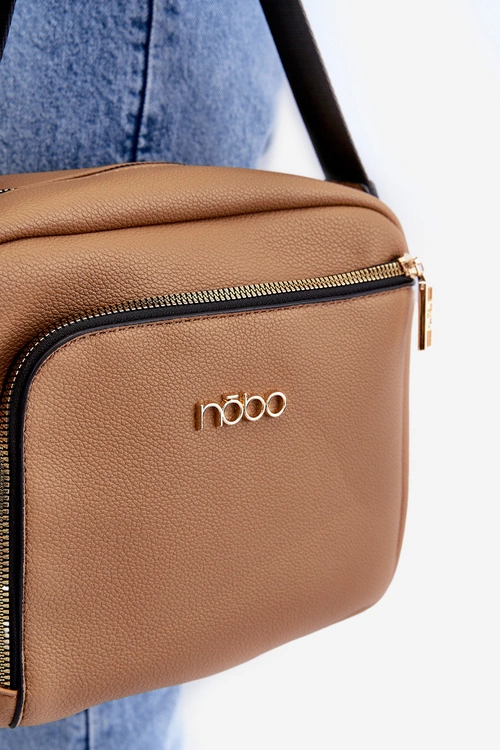 Torebka Listonoszka Z Eko Skóry NOBO BAGP990-K015 Brązowa