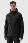Kurtka Męska Softshell Z Kapturem 4F 4FWAW24TSOFM283-20S Czarna