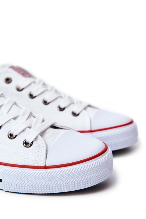 Męskie Klasyczne Trampki Cross Jeans JJ1R4001C Białe