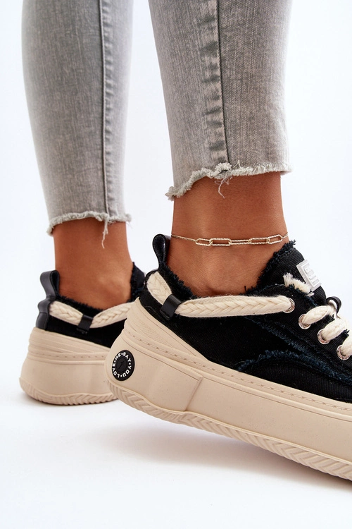 Damskie Sneakersy GOE NN2N4061 Czarne