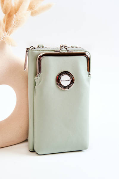 Elegancka Torebka Portfel 2w1 Monnari ETUA050-008 Miętowa