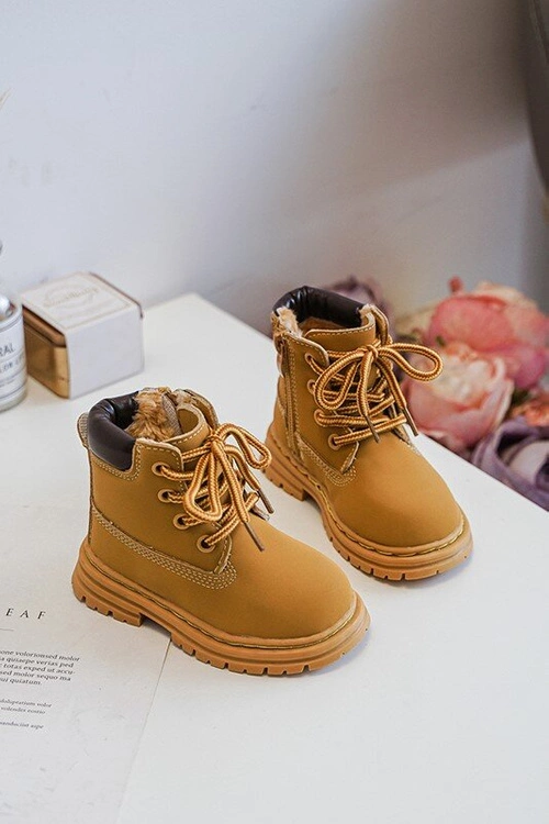 Dziecięce Botki Trapery Na Suwak Camel Bansi