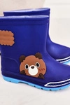 Dziecięce Kalosze Z Misiem Granatowe