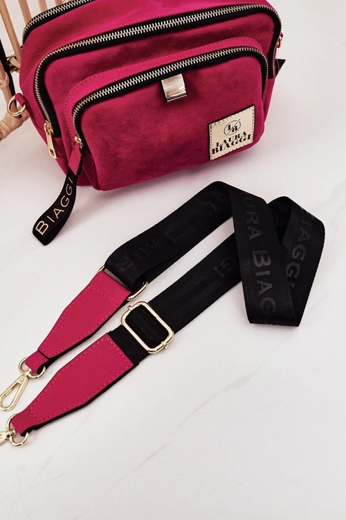 Torebka Listonoszka Kuferek LAURA BIAGGI Różowa