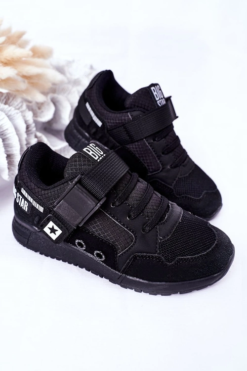 Dziecięce Sportowe Buty Memory Foam Big Star HH374164 Czarne