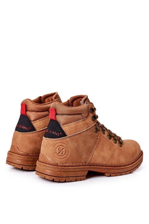 Męskie Buty Trekkingowe Cross Jeans EE1R4031C Camel