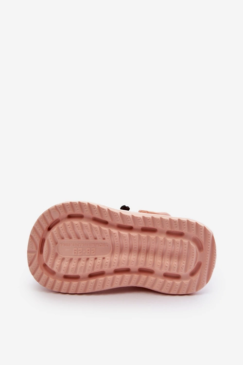 Lekkie Piankowe Klapki Dziecięce Z Ozdobami Różowe Ifrana