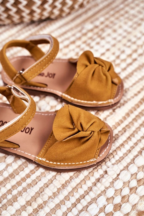 Dziecięce Sandałki Na Rzep Żółte Goofy