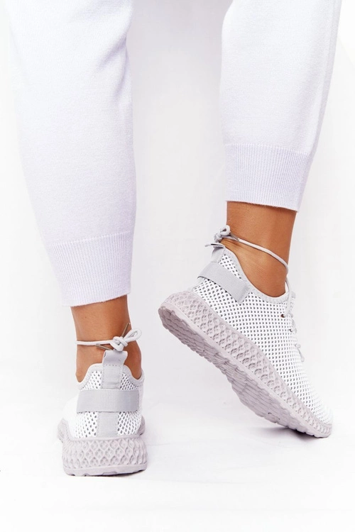 Damskie Sportowe Buty Slip-on Szare Run Away