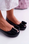 Czarne Damskie Balerinki Meliski Kasha 