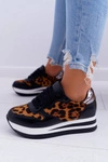 Sportowe Damskie Buty W Panterkę Gruba Podeszwa OHH!