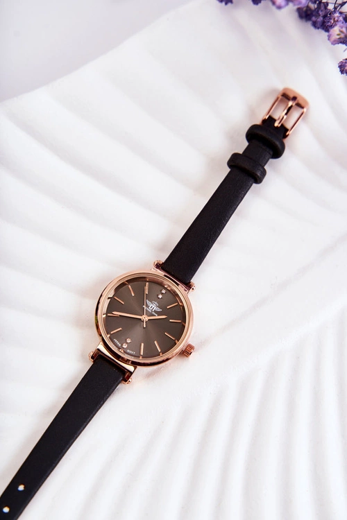 Damski Zegarek Analogowy Czarny