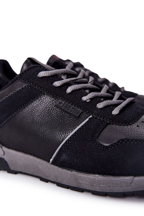 Sportowe Męskie Buty Memory Foam Big Star II174084 Czarne