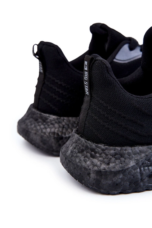 Lekkie Męskie Buty Sportowe Big Star KK174018 Czarne