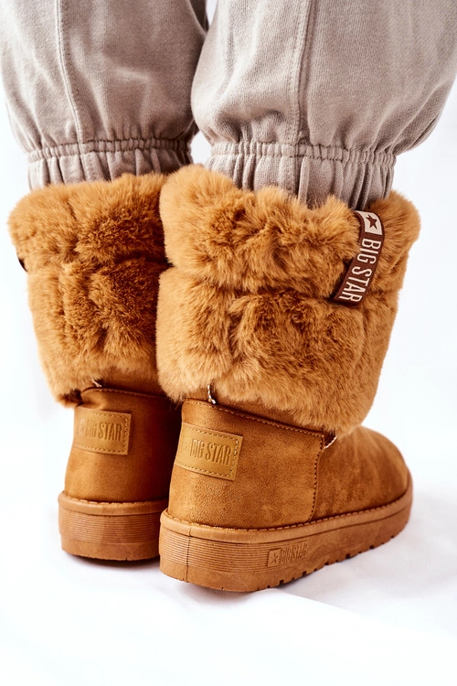 Damskie Śniegowce Big Star II274127 Camel