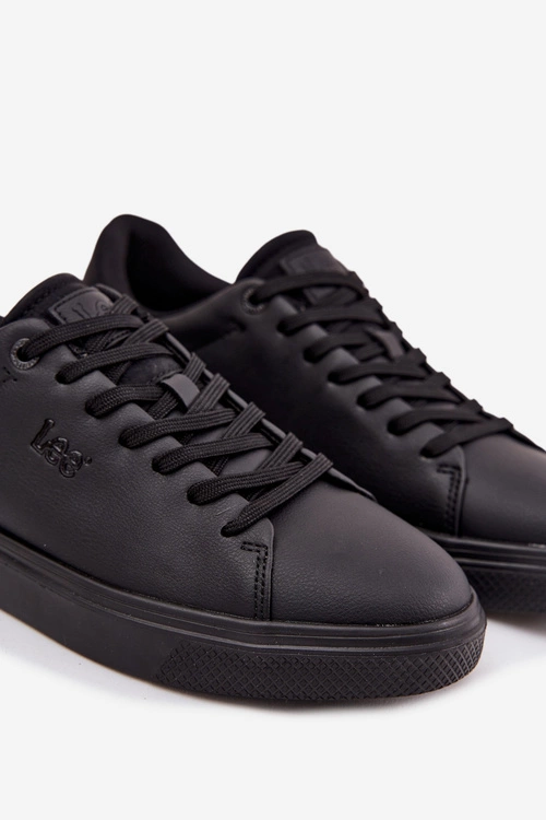 Sneakersy Męskie LEE BRETT MEN LOW 50253047 Czarne