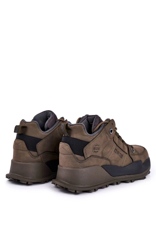 Sportowe Męskie Buty Big Star Khaki GG174414