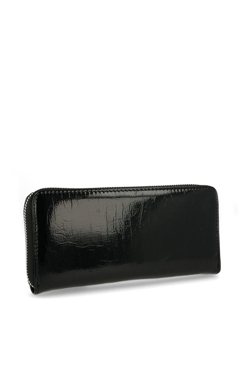 Portfel Damski MONNARI PUR0100-020 Lakierowany Czarny