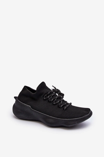 Wsuwane Buty Sportowe Damskie Czarne Juhitha