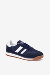 Buty Sportowe Sneakersy Męskie Granatowe Sivara