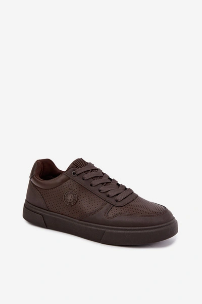 Sneakersy Męskie Big Star UU174326 Czekoladowe