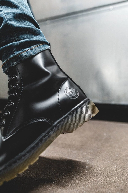 Trapery Męskie Skórzane Big Star Czarne EE174268