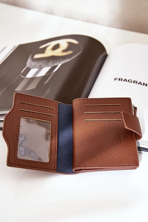 Portfel Damski Eko Skórzany Brązowy Jezorea