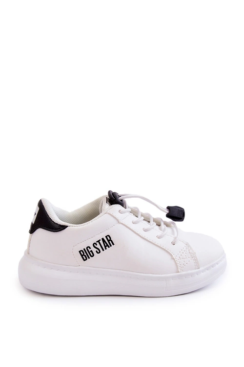 Dziecięce Sportowe Buty Big Star JJ374069 Biało-Czarne