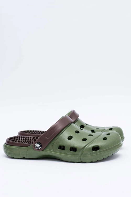 Męskie Klapki Ogrodowe Kroksy EVA Zielone