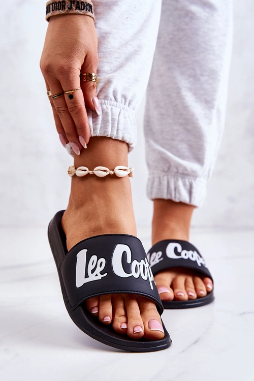 Damskie Klapki Lee Cooper LCW-22-42-1004 Czarne