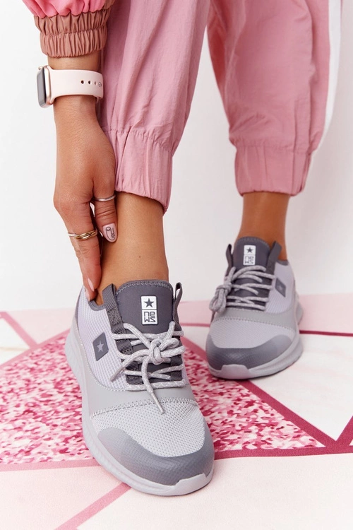 Damskie Sportowe Buty Comfort Foam Szare The Best