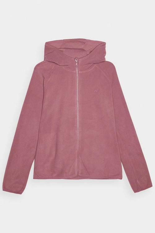 Polar Z Kapturem Regular Damski 4F 4FWMM00TFLEF291-53S Różowy