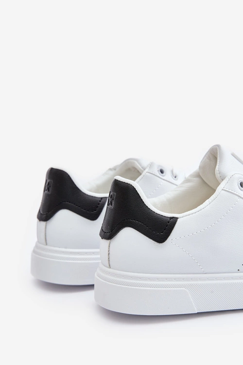 Trampki Sneakersy Męskie Z Eko Skóry Big Star OO174115 Białe