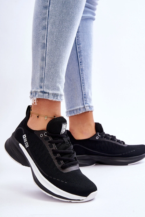 Lekkie Buty Sportowe Memory Foam System Big Star LL274327 Czarne