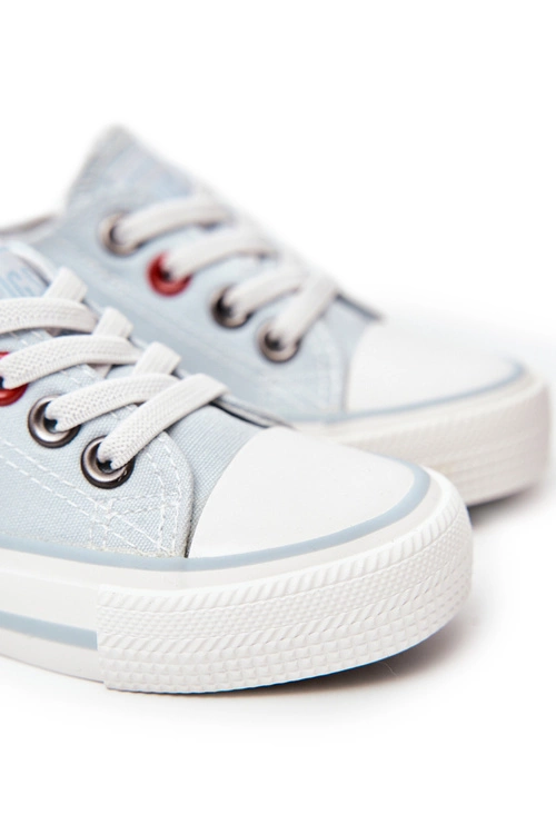 Dziecięce Klasyczne Niskie Trampki BIG STAR HH374094 Niebieskie