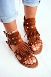 Sandały Damskie Boho Camel Balms