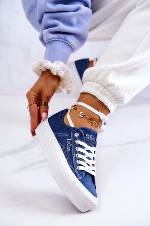 Damskie Tenisówki Lee Cooper LCW-22-31-0834L Niebieskie
