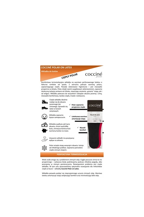 Wkładki Ocieplające Coccine Polar On Latex