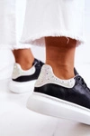 Damskie Buty Sportowe GOE JJ2N4052 Czarno-Białe