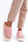 Ocieplane Kapcie Na Grubej Podeszwie Różowe Big Star MM274131 