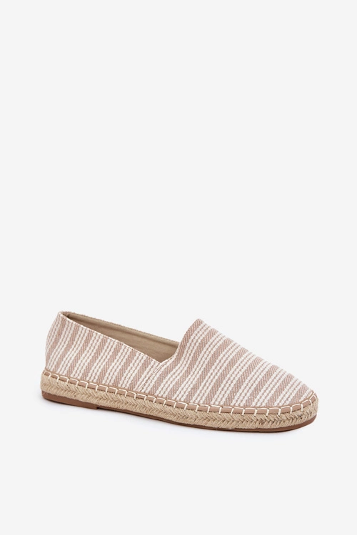 Espadryle Męskie Z Plecionką Beżowe Daniell