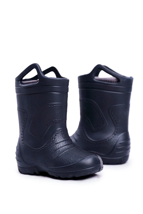 Dziecięce Kalosze Granatowe Wyjmowana Wkładka Stomilki