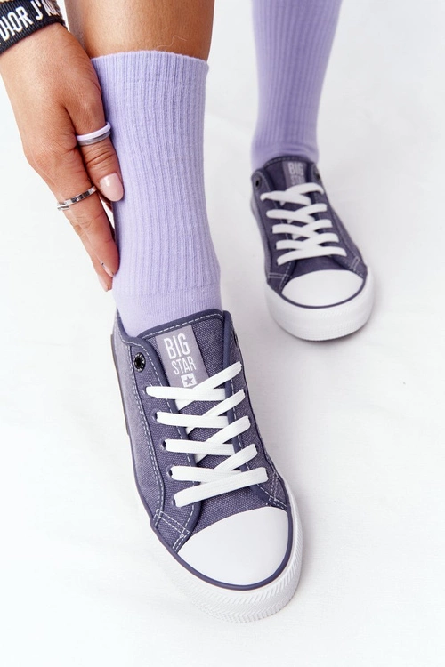 Damskie Trampki BIG STAR HH274114 Granatowe